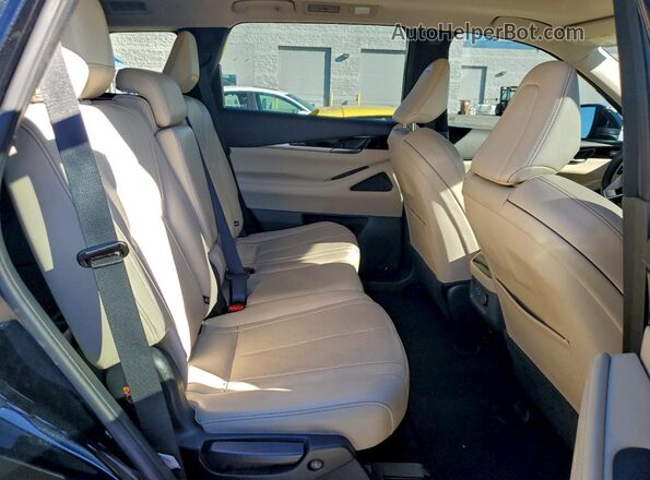 5N1DL1ER3PC373978 2023 INFINITI QX60 Black Widok wnętrza z tyłu