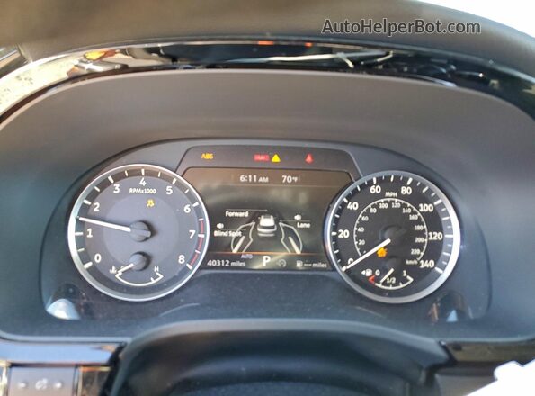 5N1DL1ES1PC368720 2023 INFINITI QX60 Серый Вид щитка приборов