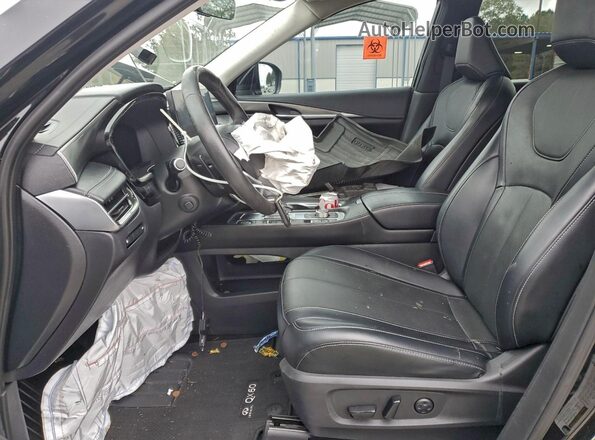 5N1DL1FR6PC364111 2023 INFINITI QX60 Black Widok wnętrza z przodu