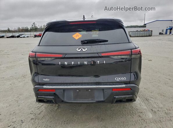 5N1DL1FR6PC364111 2023 INFINITI QX60 Black Widok z tyłu