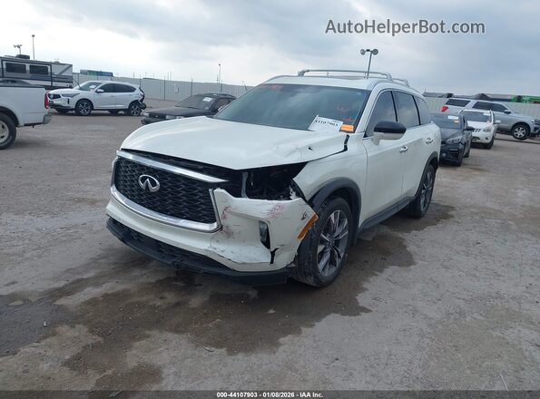 5N1DL1FS0PC350191 2023 INFINITI QX60 White Przód lewy
