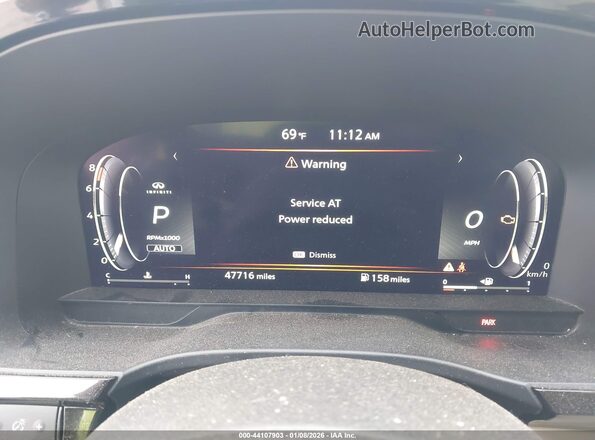 5N1DL1FS0PC350191 2023 INFINITI QX60 White Widok tylnych siedzeń