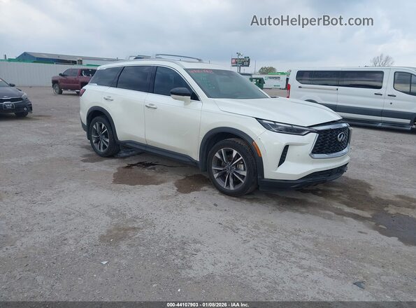 5N1DL1FS0PC350191 2023 INFINITI QX60 White Przód prawy