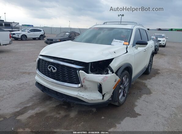 5N1DL1FS0PC350191 2023 INFINITI QX60 White Widok z przodu