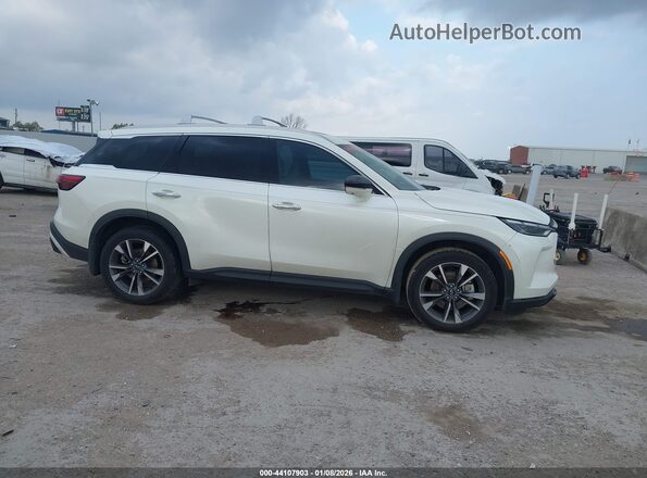 5N1DL1FS0PC350191 2023 INFINITI QX60 White Widok wnętrza 360 stopni