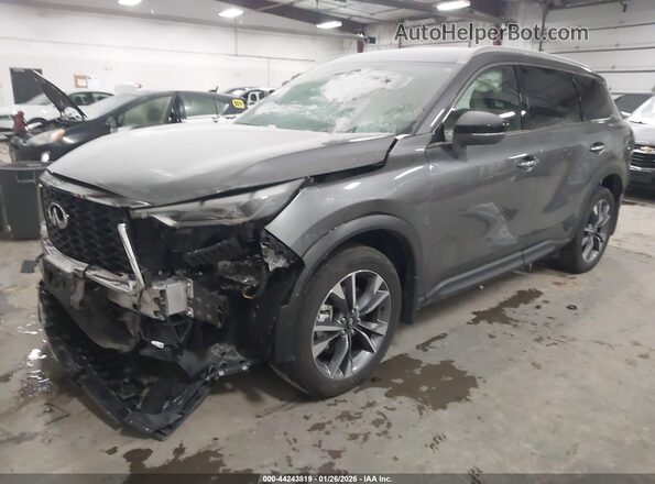 5N1DL1FS3RC346056 2024 INFINITI QX60 Серый Передняя левая четверть