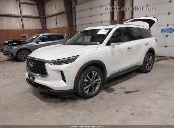 5N1DL1FS7PC376044 2023 INFINITI QX60 White Przód lewy