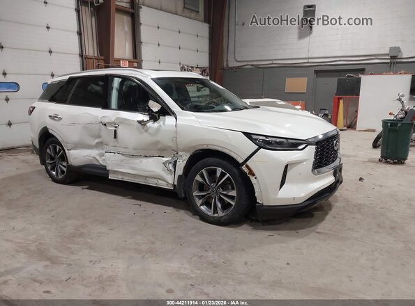5N1DL1FS7PC376044 2023 INFINITI QX60 White Przód prawy
