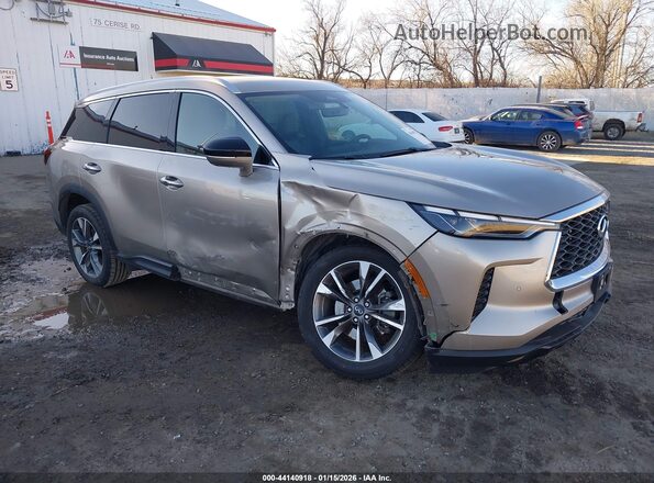 5N1DL1FSXPC366642 2023 INFINITI QX60 Gray Delantero derecho