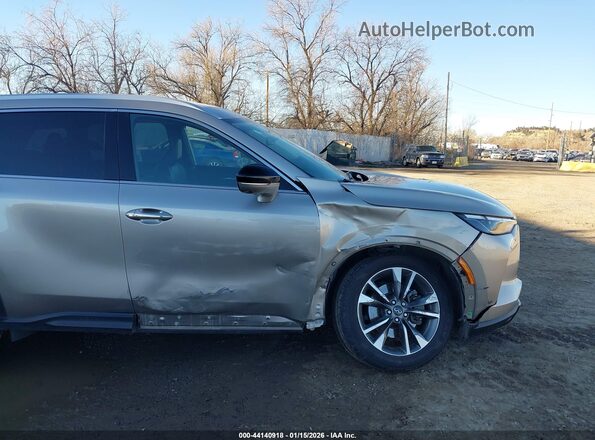 5N1DL1FSXPC366642 2023 INFINITI QX60 Gray Vista frontal