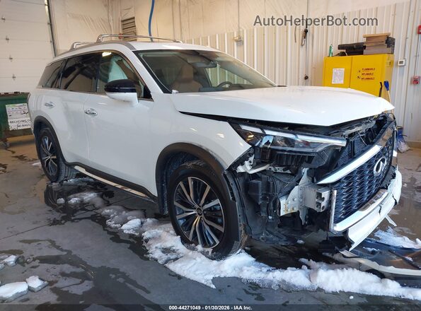 5N1DL1GS6PC368290 2023 INFINITI QX60 White Front right