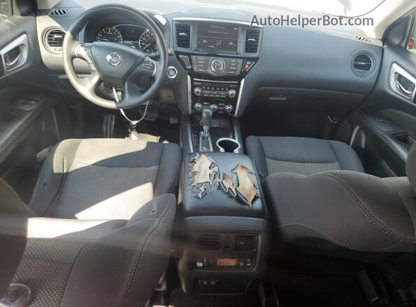 5N1DR2AN5LC599635 2020 NISSAN PATHFINDER Black Dashboard view