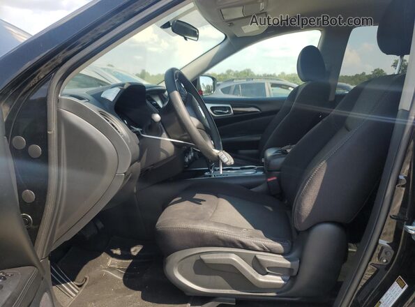 5N1DR2AN5LC599635 2020 NISSAN PATHFINDER Black Front interior view