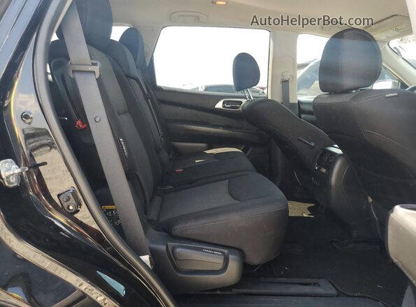 5N1DR2AN5LC599635 2020 NISSAN PATHFINDER Black Rear seats view