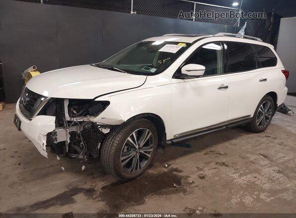 5N1DR2DM3LC581332 2020 NISSAN PATHFINDER White Vista tres cuartos delantera izquierda