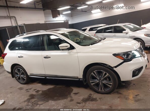5N1DR2DM3LC581332 2020 NISSAN PATHFINDER White Vista interior de 360 grados