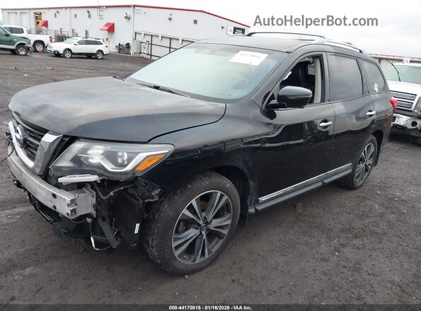 5N1DR2DM8LC603549 2020 NISSAN PATHFINDER Black Առջևի ձախ երեք քառորդ տեսարան