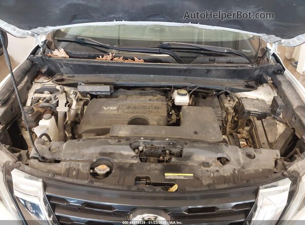 5N1DR2MM0HC663770 2017 NISSAN PATHFINDER Белый Вид сзади