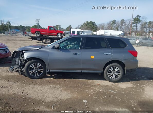 5N1DR2MM0JC651365 2018 NISSAN PATHFINDER Серый Вид задней части салона