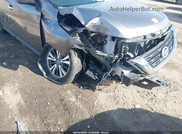 5N1DR2MM0JC651365 2018 NISSAN PATHFINDER Серый Вид спереди