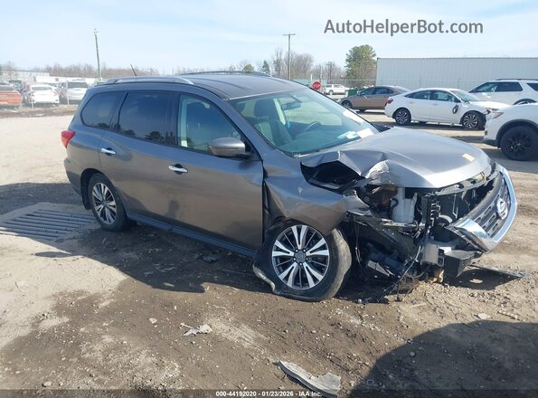 5N1DR2MM0JC651365 2018 NISSAN PATHFINDER Серый Передняя правая четверть