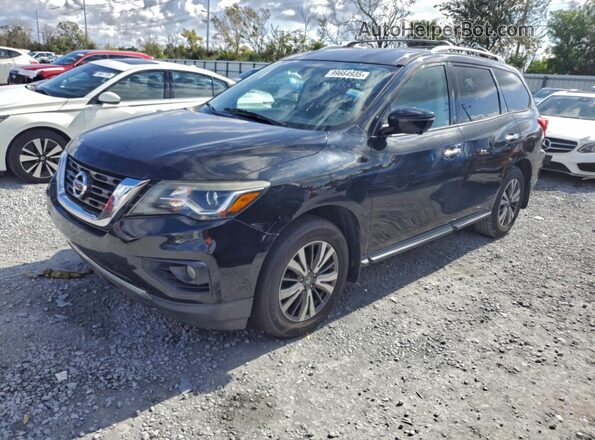 5N1DR2MM1HC629742 2017 NISSAN PATHFINDER Черный Передняя левая четверть