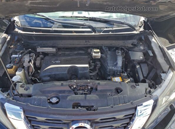 5N1DR2MM1HC629742 2017 NISSAN PATHFINDER Черный Вид подкапотного пространства