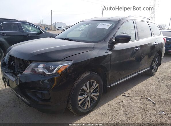 5N1DR2MM1JC676405 2018 NISSAN PATHFINDER Black Առջևի ձախ երեք քառորդ տեսարան
