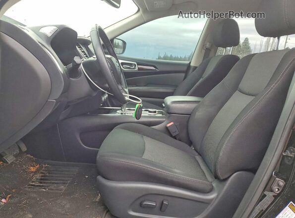 5N1DR2MM2JC641999 2018 NISSAN PATHFINDER Black Widok wnętrza z przodu
