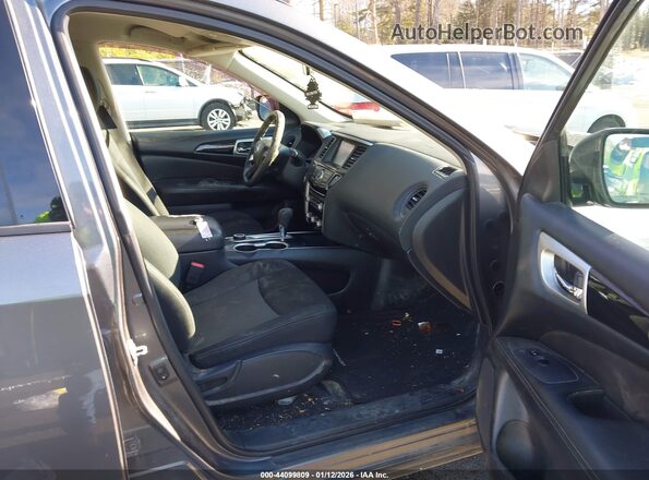 5N1DR2MM2JC659743 2018 NISSAN PATHFINDER Gray Вид салону спереду