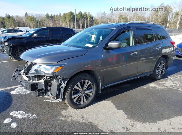 5N1DR2MM2JC659743 2018 NISSAN PATHFINDER Gray Передня ліва чверть