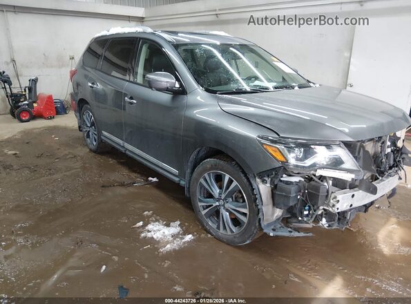 5N1DR2MM2KC602766 2019 NISSAN PATHFINDER Gray Przód prawy