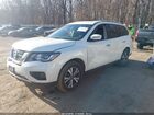 2018 Nissan Pathfinder Sv White vin: 5N1DR2MM3JC634401