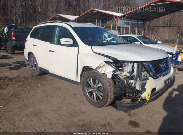 5N1DR2MM3JC634401 2018 NISSAN PATHFINDER White Передня права чверть