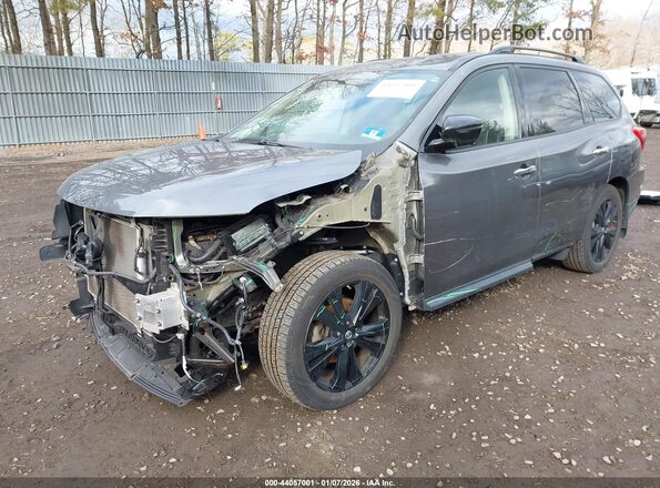 5N1DR2MM3JC639579 2018 NISSAN PATHFINDER Серый Передняя левая четверть