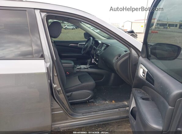 5N1DR2MM4JC614433 2018 NISSAN PATHFINDER Серый Вид салона спереди