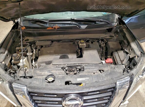 5N1DR2MM4KC584139 2019 NISSAN PATHFINDER Green ძრავის განყოფილების ხედი