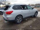 2018 Nissan Pathfinder Sv Silver vin: 5N1DR2MM5JC637204