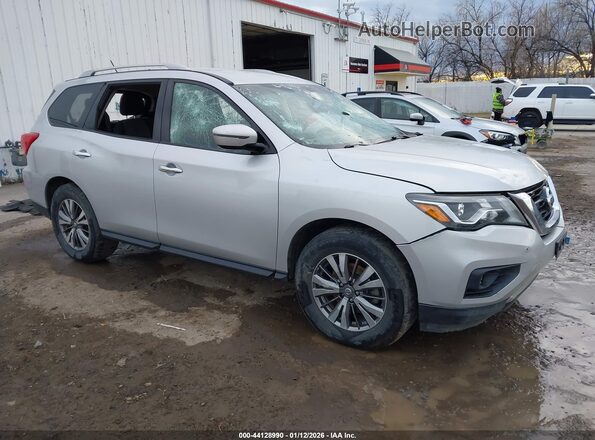 5N1DR2MM5JC637204 2018 NISSAN PATHFINDER Silver Передня права чверть