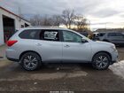 2018 Nissan Pathfinder Sv Silver vin: 5N1DR2MM5JC637204