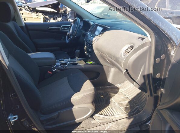 5N1DR2MM5JC649241 2018 NISSAN PATHFINDER Black წინა სალონის ხედი
