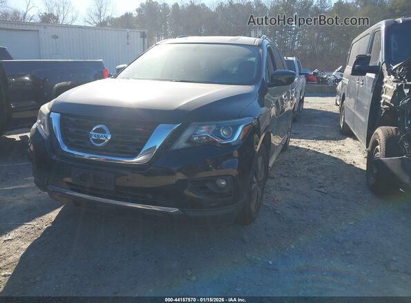 5N1DR2MM5JC649241 2018 NISSAN PATHFINDER Black წინა მარცხენა ხედი სამი მეოთხედიდან