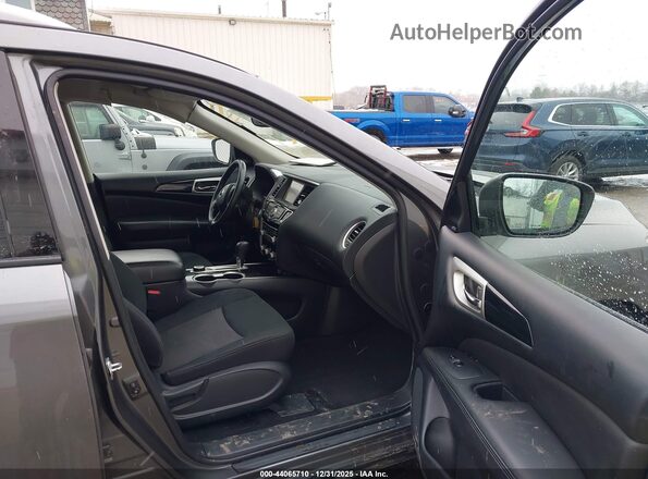 5N1DR2MM6KC584191 2019 NISSAN PATHFINDER Gray Widok wnętrza z przodu