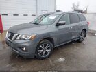2019 Nissan Pathfinder Sv Gray vin: 5N1DR2MM6KC584191