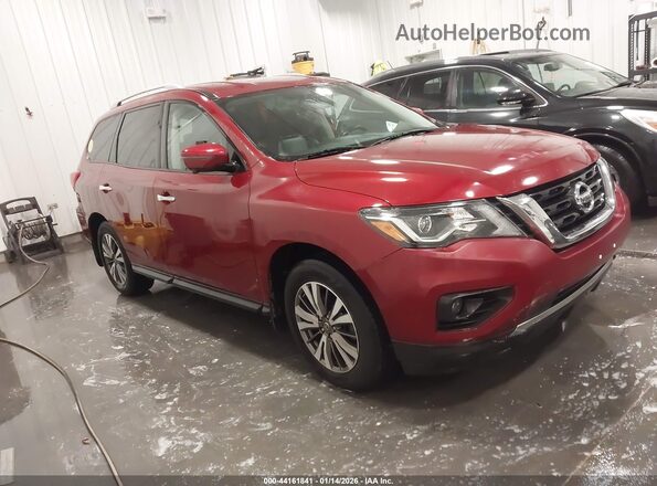 5N1DR2MM7KC591182 2019 NISSAN PATHFINDER Красный Передняя правая четверть