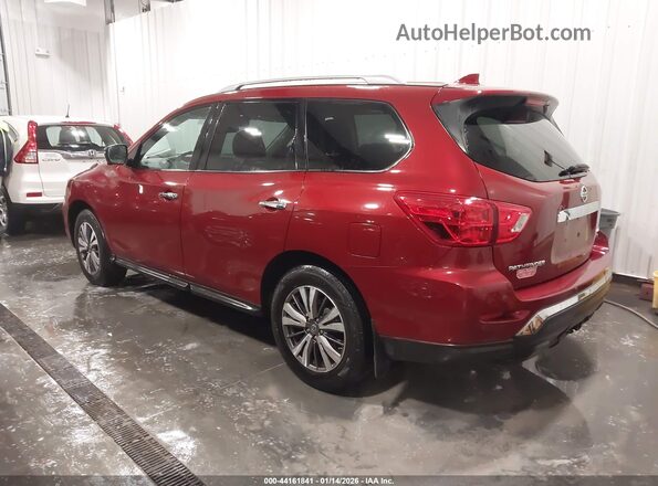 5N1DR2MM7KC591182 2019 NISSAN PATHFINDER Красный Задняя левая четверть