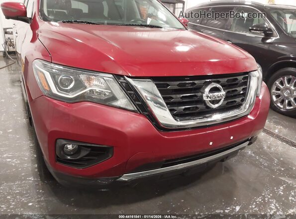 5N1DR2MM7KC591182 2019 NISSAN PATHFINDER Красный Вид спереди