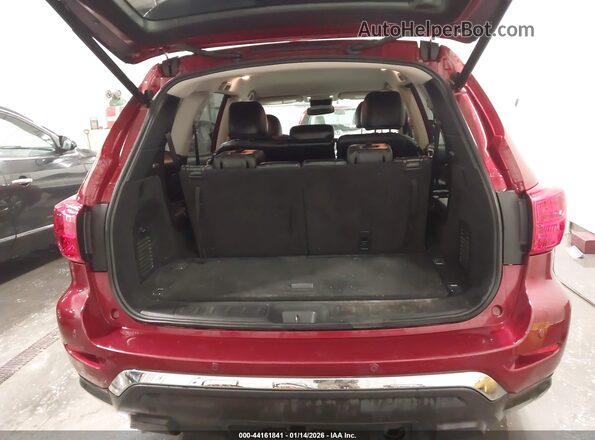 5N1DR2MM7KC591182 2019 NISSAN PATHFINDER Красный Вид щитка приборов