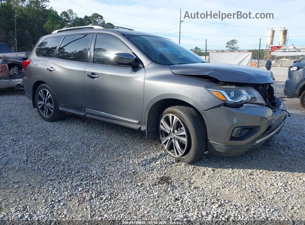 5N1DR2MM8HC625316 2017 NISSAN PATHFINDER Серый Передняя правая четверть