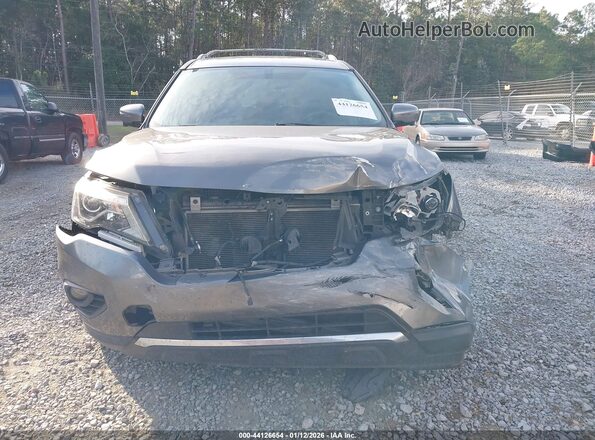 5N1DR2MM8HC625316 2017 NISSAN PATHFINDER Серый Вид задней части салона